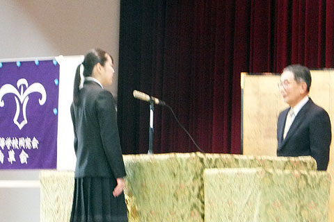 卒業生代表謝辞