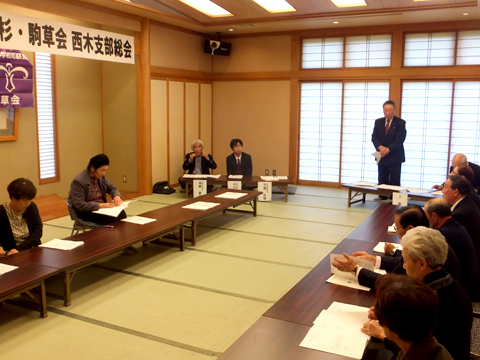 門脇 健郎　支部会長の挨拶